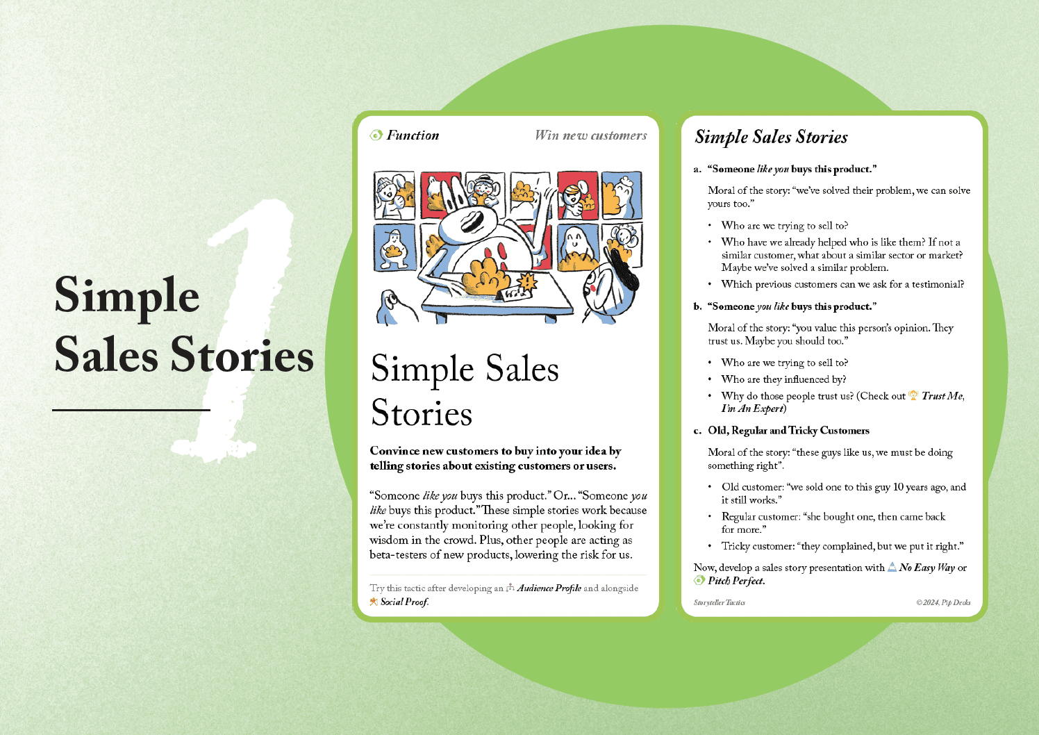 Sales Story Examples Stories That Sell: Masterclass | Pip Decks